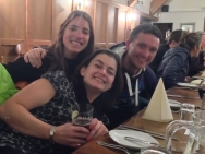 Lena, Sara G and Simon MC Dinner meet Brecons 2015